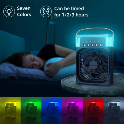 Portable Cooling Fan+ A.C+ Humidifier+ Light